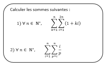 Doubles sommes indépendantes et dépendantes prépa HEC 