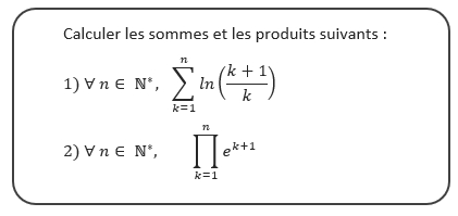 Télescopage avec ln et exp prépa ECG