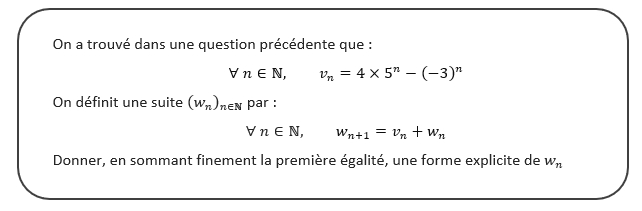 Télescopage et suites prépa HEC